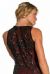 Fully Beaded Sequined Evening Dress back